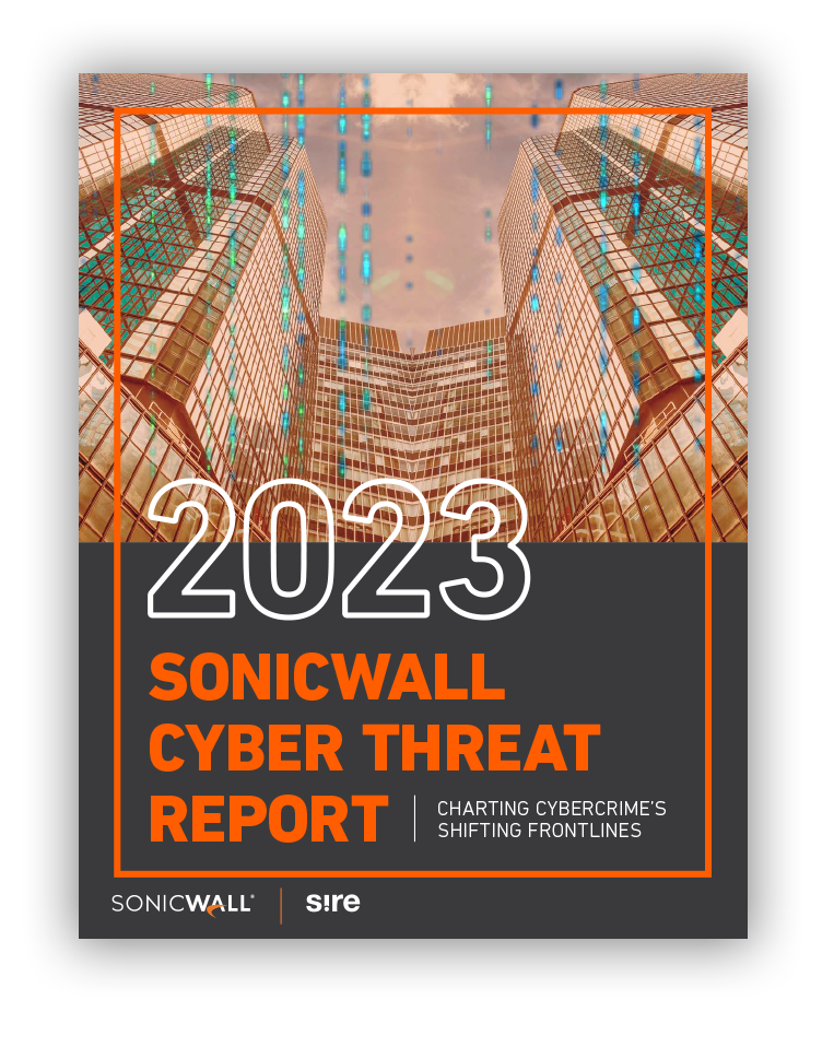 SonicWall 2023 Cyber Threat Report Cover Image